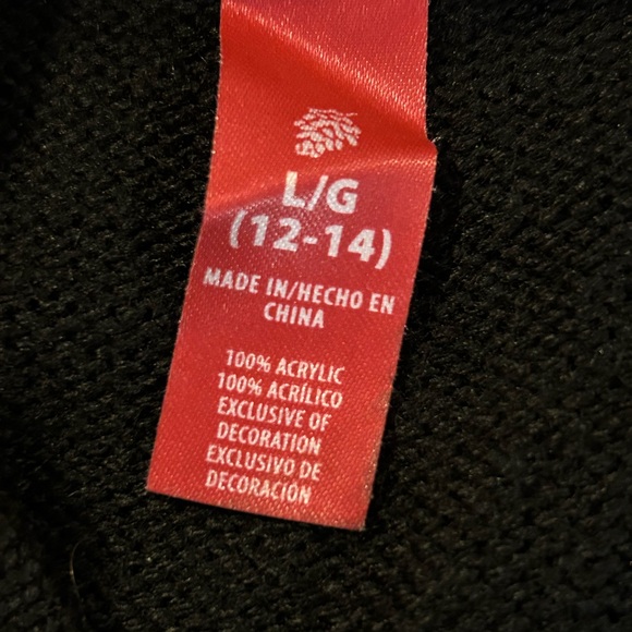 Happy Holiday’s Christmas sweater black with Christmas tree size L - Picture 4 of 4